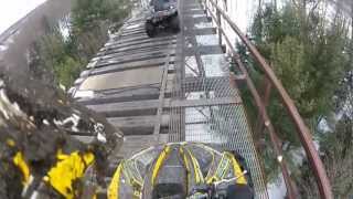 railroad trussel crossing at Snow Shoes rails to trails  GoPro Hero 2 [upl. by Anitroc]