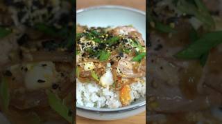 My favourite Japanese rice bowl flolum simplefoodsimplefaith oyakodon [upl. by Nomad]