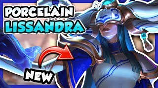 Porcelain Lissandra first impressionsopinions  NEW LISS SKIN  League of Legends PBE Gameplay [upl. by Nolyak]