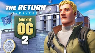 Our FIRST LOOK At Fortnite OG 2 [upl. by Ahsaeyt296]