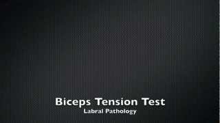 Biceps Tension Test [upl. by Giuseppe674]