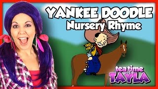 Yankee Doodle  Nursery Rhymes  Tea Time with Tayla [upl. by Patrick]