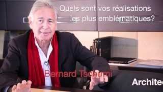 Bernard Tschumi quotJaimerais construire plus en Suissequot [upl. by Rasaec]