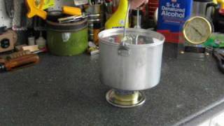 Super Cat Alcohol stove demo [upl. by Obe]