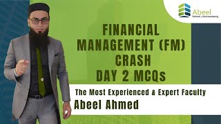 ACCA  Financial Management FM  CRASH DAY 2 MCQs [upl. by Rhys]