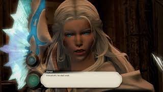 Final Fantasy 14 Endwalker Hydaelyn Venat Powerful Speech quotHenceforth He Shall Walkquot Cutscene 4k [upl. by Sharpe680]