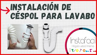 Cómo Instalar un Céspol para Lavabo [upl. by Grubb]