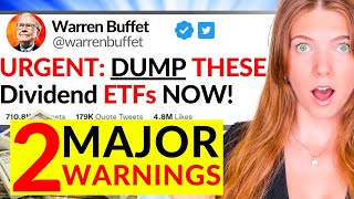 WARNING DUMP THESE Dividend ETFs NOW before the NEXT Market CRASH amp RECESSION [upl. by Jedidiah]