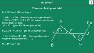 Midpoint theorem and Proof [upl. by Aubree580]