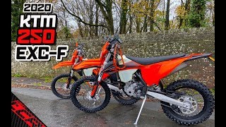 2020 KTM 250 EXCF  First Ride [upl. by Antebi]