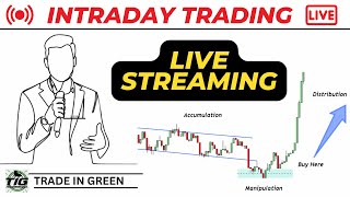 8th april 2024  Live Trading  TIG Trade In Green [upl. by Berns]