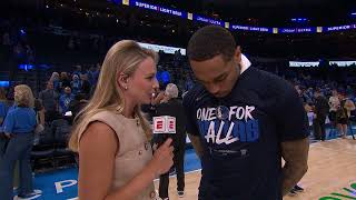 PJ Washington talks Game 2 Mavs Win Postgame Interview 🎤 [upl. by Lewiss]