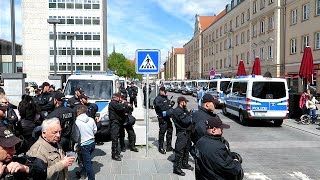 Neubrandenburg Der 1Mai 2018 auf dem Marktplatz [upl. by Garreth231]