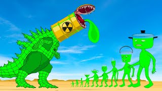 Team MONSTER RADIATION vs BOSS GODZILLA EARTH RADIATION  Monsters Ranked From Weakest To Strongest [upl. by Mathews]