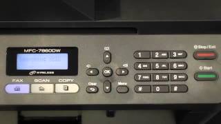 How to Set Up Wireless for the Brother™ MFC7860DW Printer [upl. by Enehpets14]