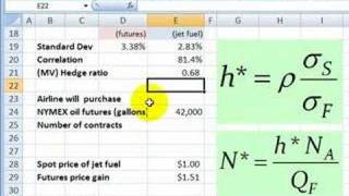 FRM Optimal number of futures contracts in a cross hedge [upl. by Hylton]