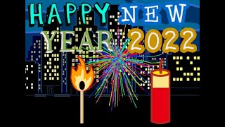 Scratch Tutorial  Happy New Year 2022 Fireworks  How to make a Happy New Year game in scratch [upl. by Adran]