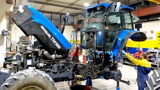 REVISIONE COMPLETA CAMBIO TM165 NEW HOLLAND [upl. by Ydnir155]