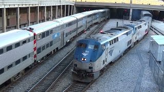 Amtrak Empire Builder compilation with private cars and much more [upl. by Atival]