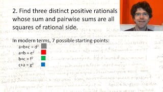 Diophantus part 5 Satisfying higher order conditions [upl. by Inilam]