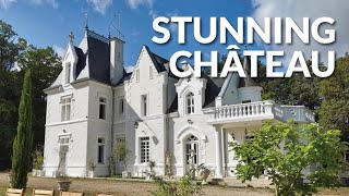 FANTASTIC 19THC CHATEAU  In the Loire Valley newly renovated with 30 ha amp outbuildings  A23069 [upl. by Utas]