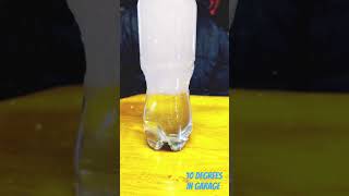 Snow Day Magic  4K Water freezes when hit viral youtube science shorts cold weather [upl. by Balling]