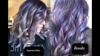 How to Purpleviolet to gray hair color [upl. by Harlamert]