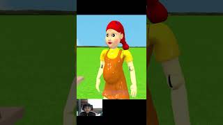 Scary Teacher 3D vs Squid Game Nick Brave Fights Fires Rescuing Pregnant DOLL Challenge shortsvideo [upl. by Annatnom]