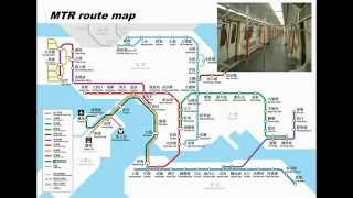 Hong Kong MTR route map  animated [upl. by Effy648]