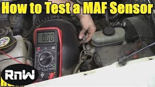 How to Test a Mass Air Flow MAF Sensor  Without a Wiring Diagram [upl. by Artimid]