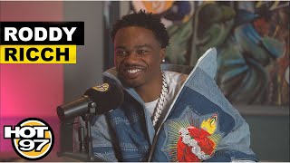 Roddy Ricch On Gunna Fatherhood Fashion  New Music [upl. by Lemhar69]