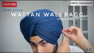 WATTAN WALI PAGG by inderkalsi05 4K video Easy Style [upl. by Zolner]