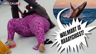 Walmart Is Racist Woman Screams After Getting Tackled At Walmart [upl. by Sandi]