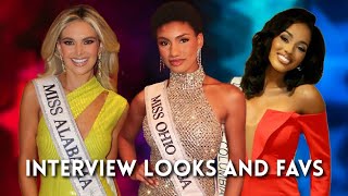 MISS USA 2024 Best Interview looks  Front Runners [upl. by Coopersmith21]