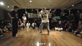 YUJIN vs Shark Bomb 騰仔  Popping Battle 84  All Eyez On Me Vol 65 [upl. by Kordula]