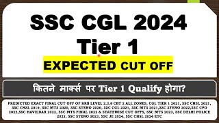 SSC CGL 2024 Tier 1 Expected Cut Off With analysis and Normalized Marks [upl. by Doownil]