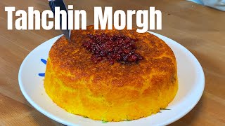 Tahchin Morgh How to Make Saffron Chicken Rice Cake Easy Persian Recipe [upl. by Jehiah]