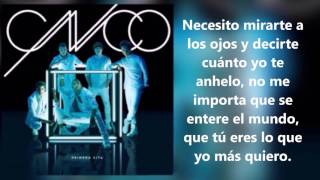 CNCO  Volverte A Ver Lyric Video [upl. by Nyrrek]