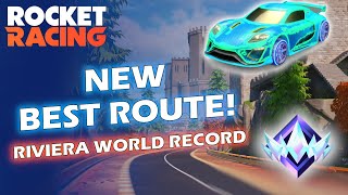 New Best Route 🏆 Riviera former World Record 334080  Rocket Racing [upl. by Eeliah]