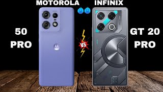 MOTOROLA EDGE 50 PRO VS INFINIX GT 20 PRO FULL SPECS REVIEW WHOS BEST [upl. by Anwaf718]