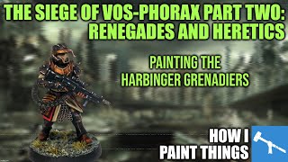 The Siege of VosPhorax Pt 2 The Harbingers of Darkness How I Paint Things [upl. by Misa]