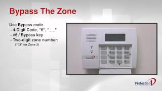 How to Bypass a Zone on Your Honeywell Alarm System [upl. by Ueihttam]