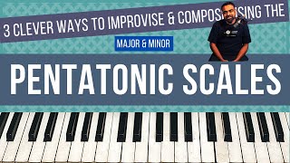 3 CREATIVE ways to Improvise and Practice PENTATONIC Scales [upl. by Enilrad]