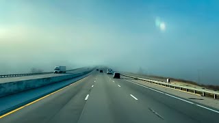 Fog in the mountains  US roads [upl. by Earased]