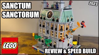 Sanctum Sanctorum  Review amp Speed Build Our first LEGO CITY Building [upl. by Jalbert]