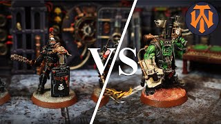 61 KT Into The Dark  Adeptus Arbites VS Ork Kommandos  Battle Report Kill Team Warhammer 40k [upl. by Malynda]