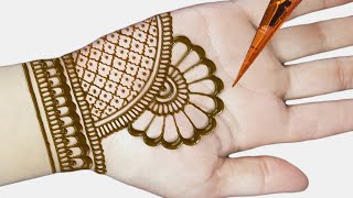 Easy beautiful mehndi  mehndi design easy and beautiful  arabic mehndi 2019 [upl. by Godden]