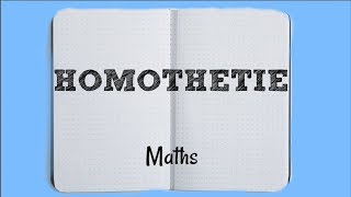 MATHS 3ème  Homothétie [upl. by Nnazus]