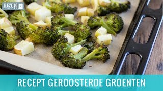 Recept Geroosterde Groenten In De Oven [upl. by Aicnetroh]