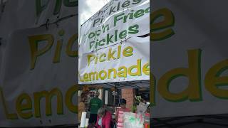 Have you had pickle lemonade🍋 Mt Olive Pickle Festival 🥒 pickle lemonade summerdrink [upl. by Briana930]